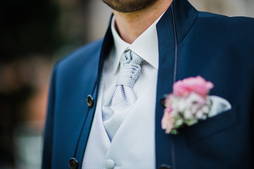 Krawatte des Bräutigams