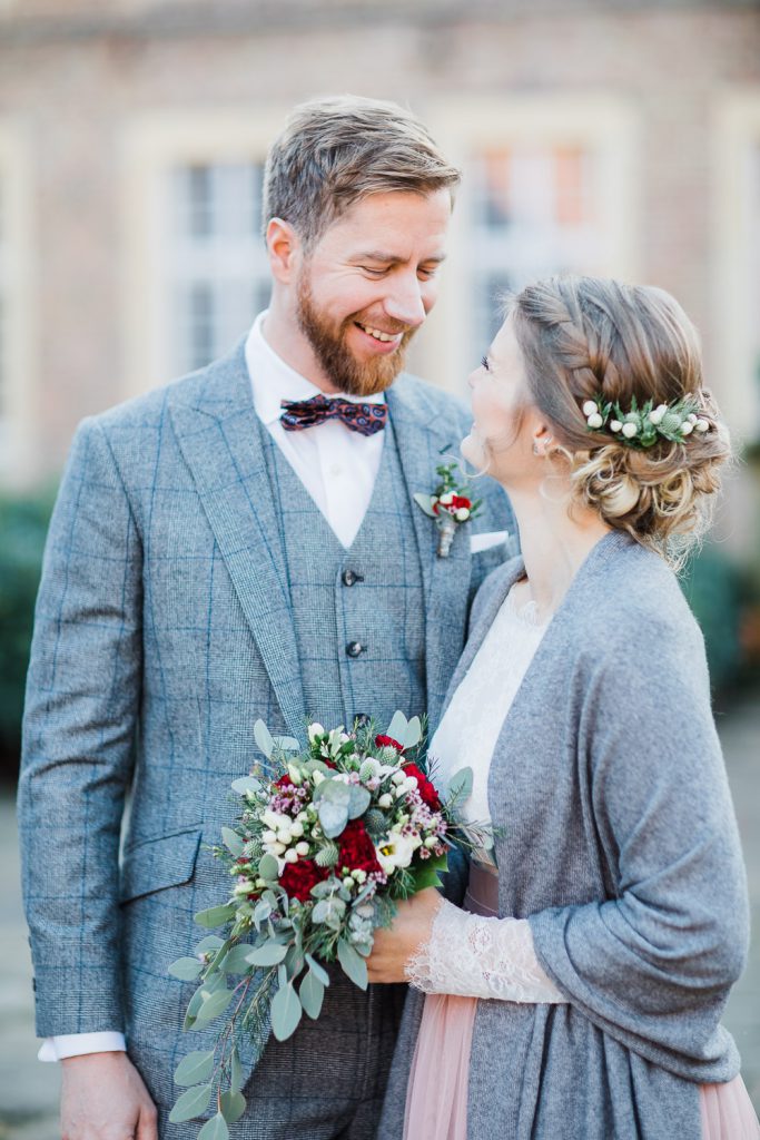 Verliebtes Brautpaar