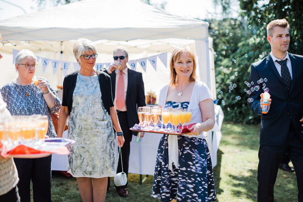 Hochzeit im Stadtpark in der Bucht