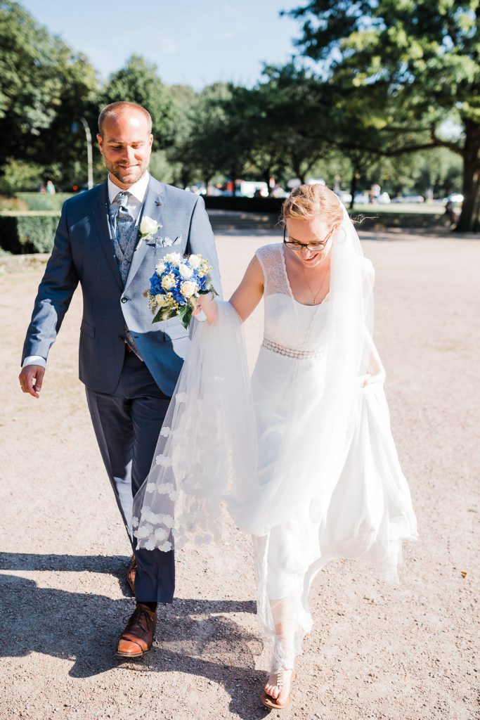 Hochzeit im Stadtpark in der Bucht