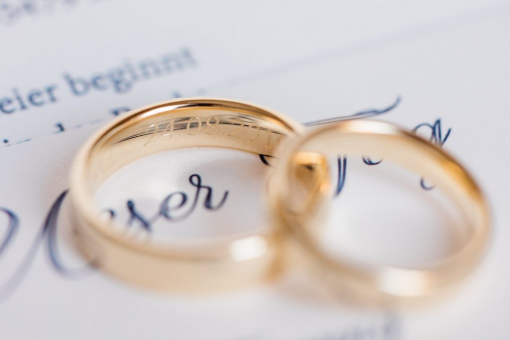 Hochzeit im Stadtpark in der Bucht