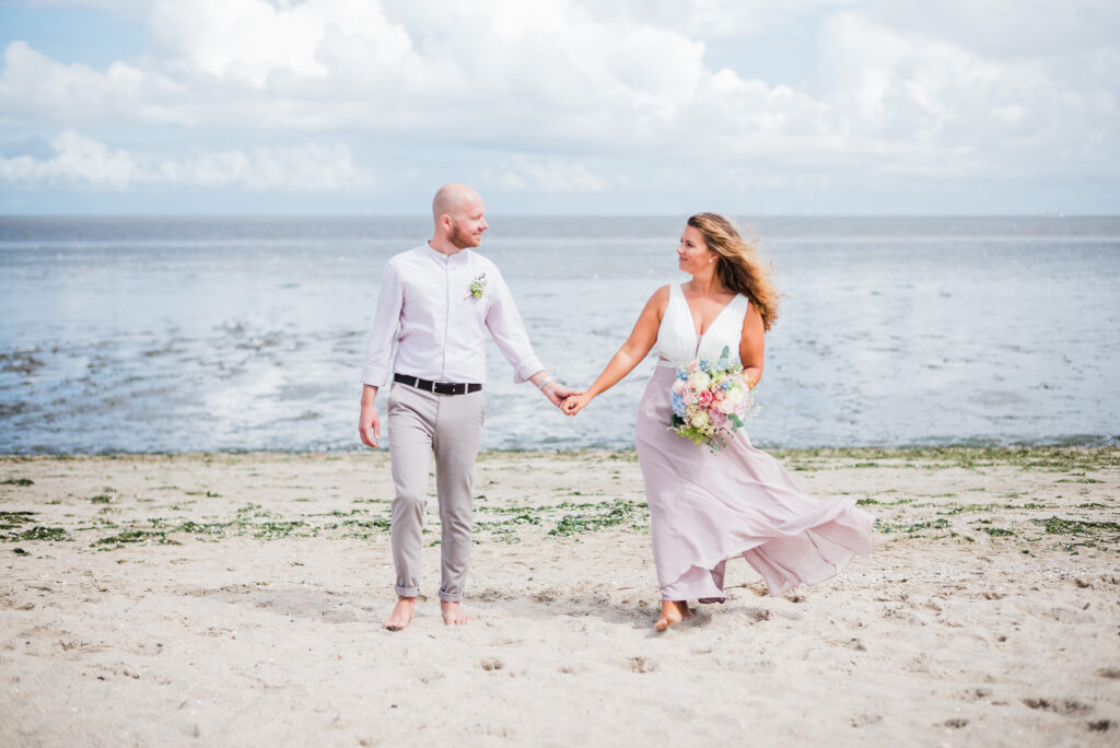 Strandhochzeit am Nordseestrand Schillig